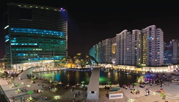 Electronic City, Bangalore, at night